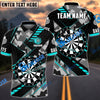 BlueJose Darts Grunge Thunder Personalized Name, Team Name Shirt (4 Colors)