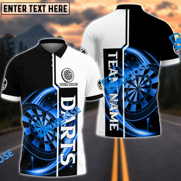 BlueJose Darts Plain Personalized Name, Team Name Shirt (4 Colors)