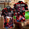 BlueJose Billiards 8-Ball Reaper Skull And Beer Personalized Name Shirt (4 Colors)