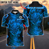 BlueJose Darts Flame Skull With Dartboard Design 2 Customized Name, Team Name 3D Shirt (4 Colors)