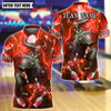 BlueJose Bowling And Pins Thunder Norse Mythology Customized Name, Team Name 3D Shirt (4 Colors)