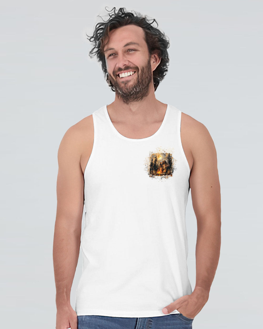 BEER SOLVES THE REST BEAR ALL OVER PRINT - TLTW2708243