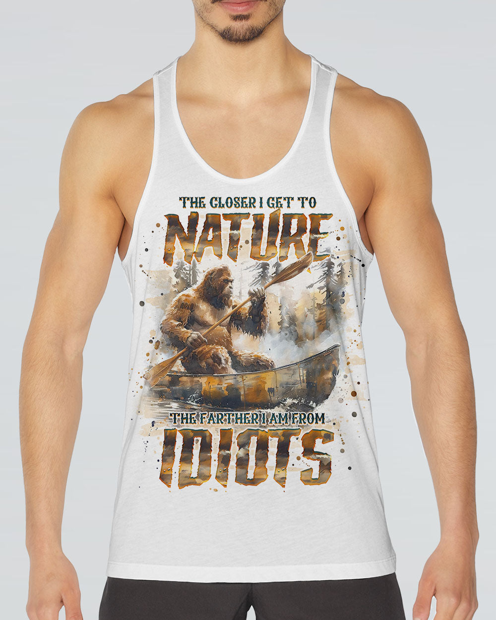 THE CLOSER I GET TO NATURE BIGFOOT LAKE ALL OVER PRINT - TLNO0608243