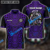 BlueJose Darts Skull Snake Skin Pattern Personalized Name, Team Name Shirt (6 Colors)