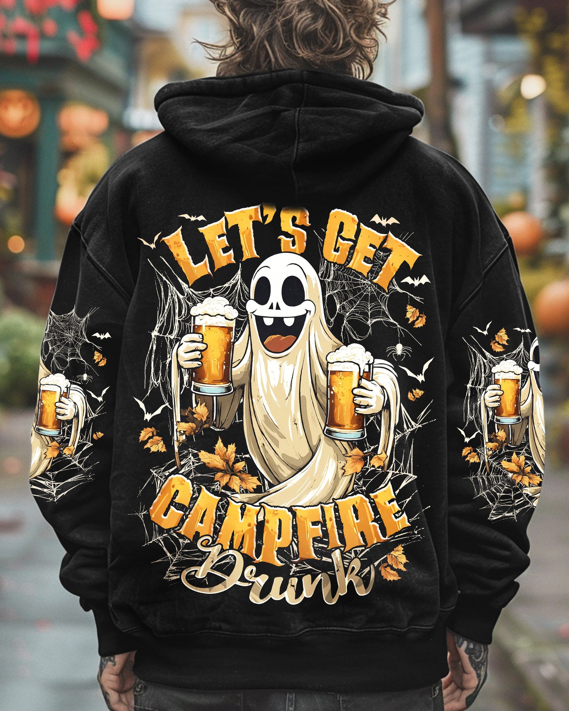 LET'S GET CAMPFIRE DRUNK BOO HALLOWEEN ALL OVER PRINT - TLNZ2108252