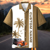 Bluejose This Is How I Roll Hot Rod Hawaiian Shirt - Custom Photo Classic Car Shirt - Personalized Name Car Hawaiian Shirt
