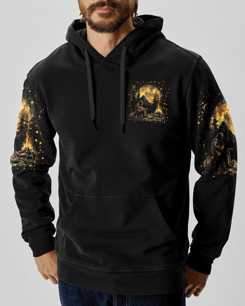 LIFE IS BETTER AROUND THE CAMPFIRE BIGFOOT ALL OVER PRINT - TLNZ2511243