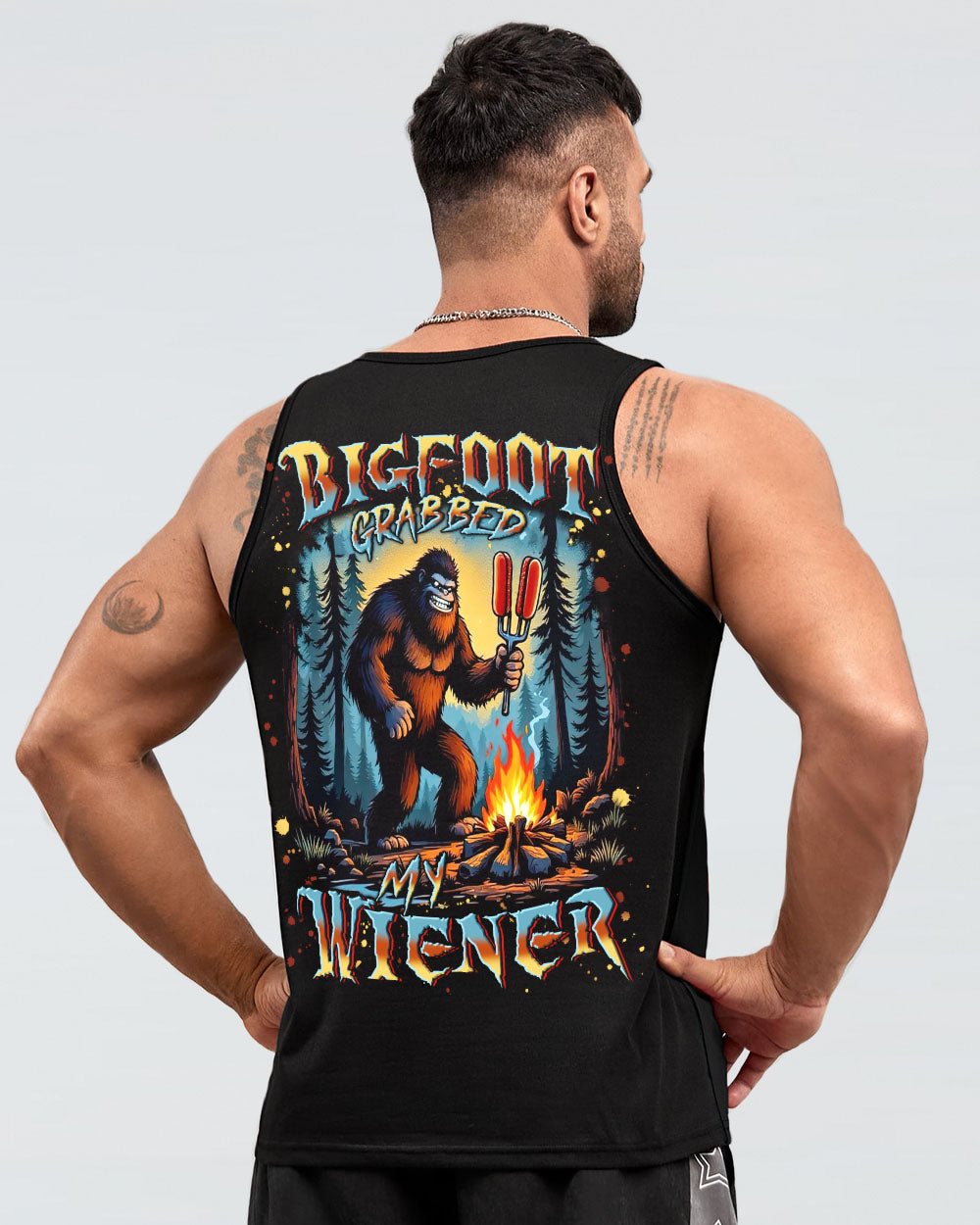 BIGFOOT GRABBED MY WIENER ALL OVER PRINT - YHLN2608253