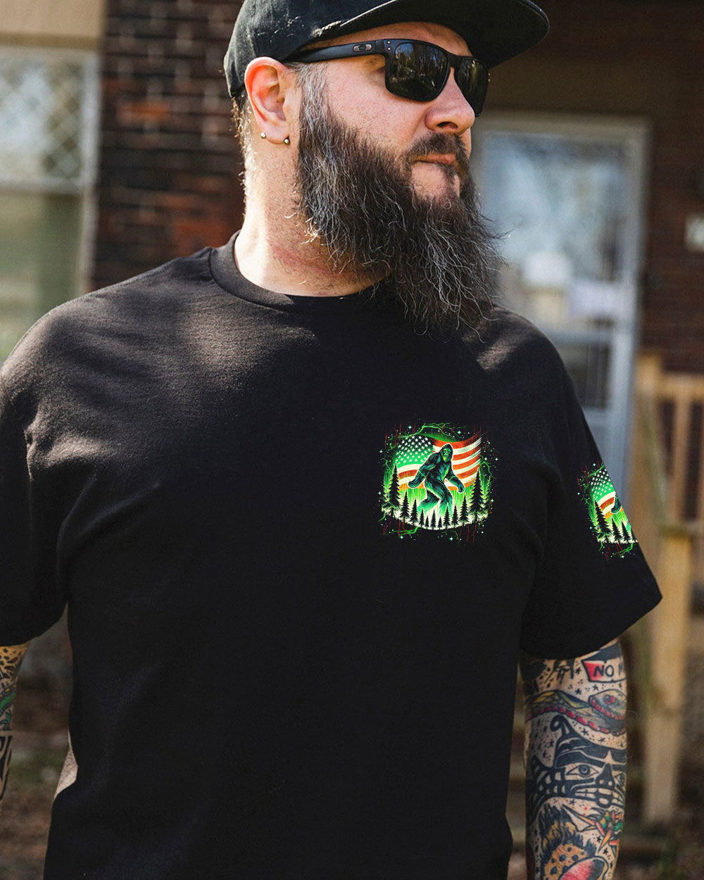  THE CLOSER I GET TO NATURE BIGFOOT ALL OVER PRINT - TLDU1211243