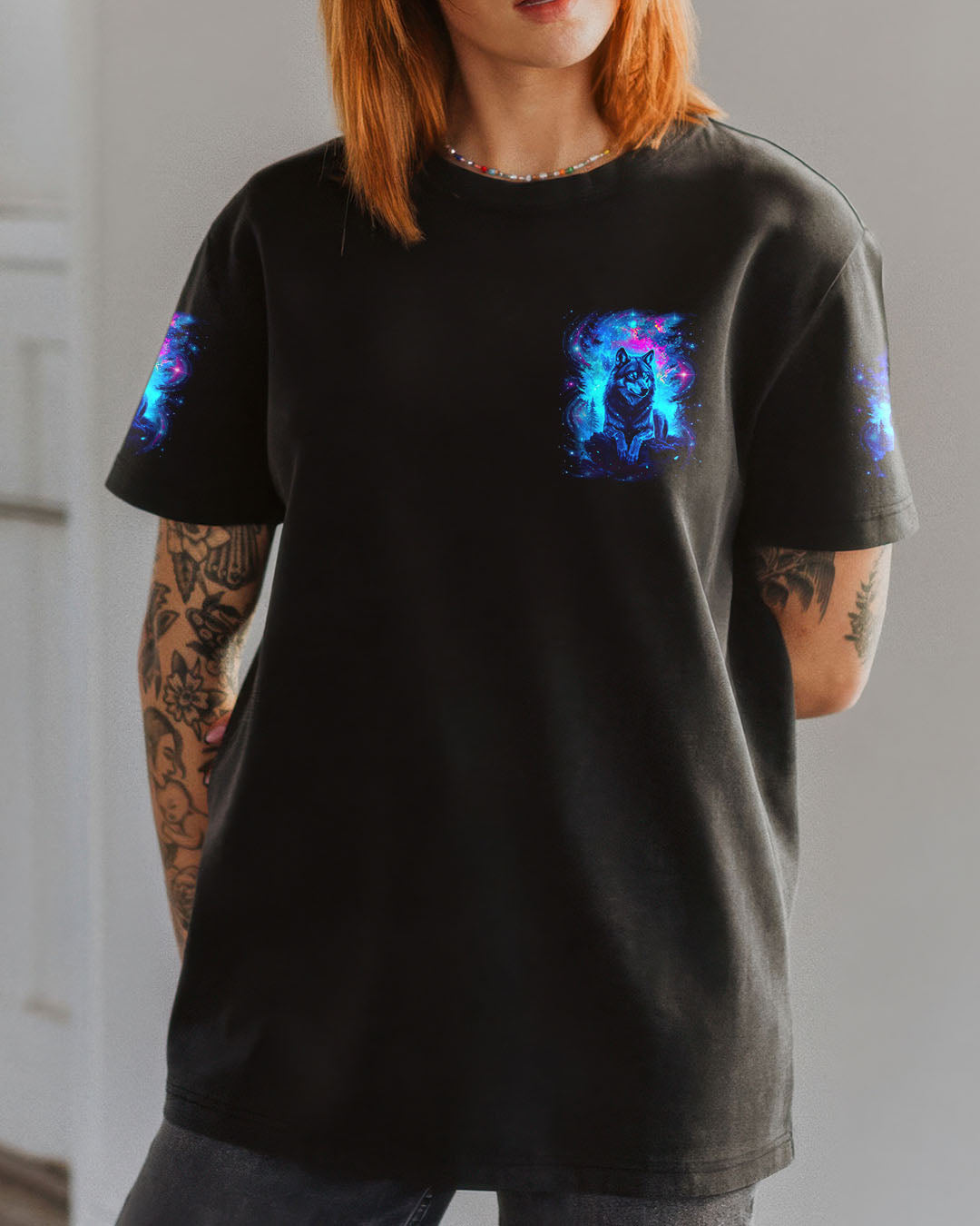 HELLO DARKNESS MY OLD FRIEND WOLF ALL OVER PRINT - TLNO0611252