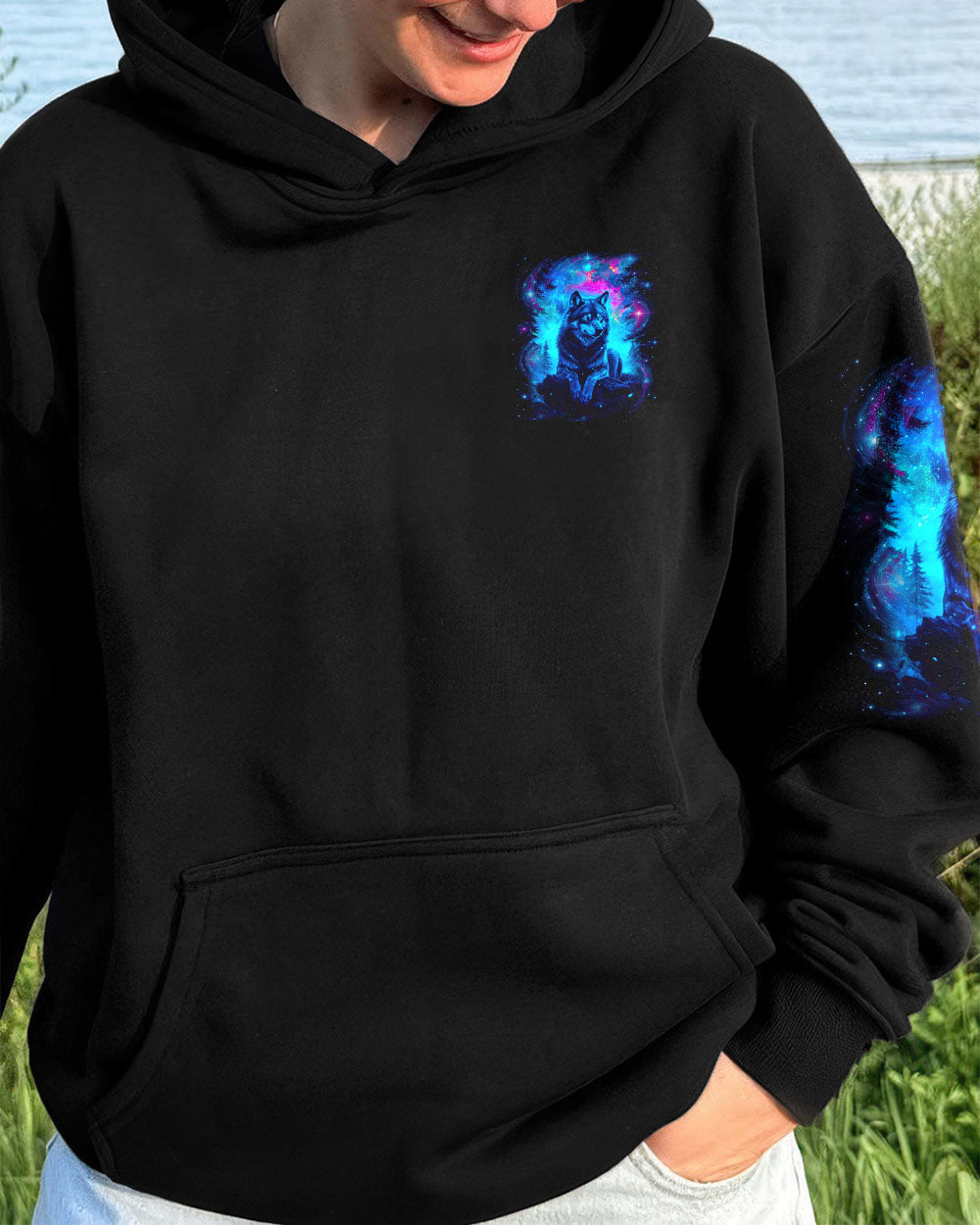 HELLO DARKNESS MY OLD FRIEND WOLF ALL OVER PRINT - TLNO0611252
