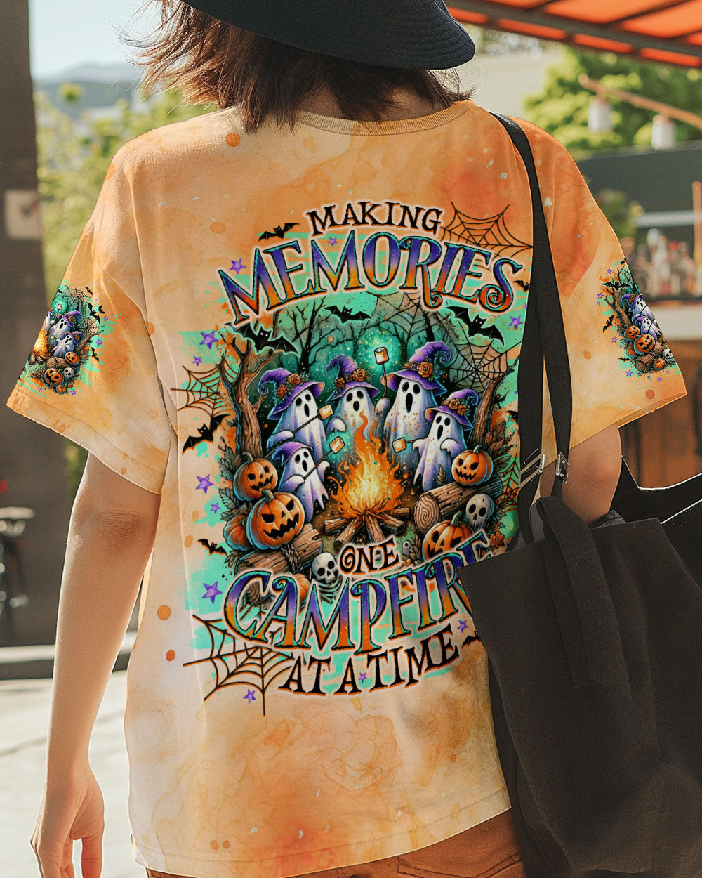 MAKING MEMORIES ONE CAMPFIRE AT A TIME BOOS HALLOWEEN ALL OVER PRINT - TLNO1209243