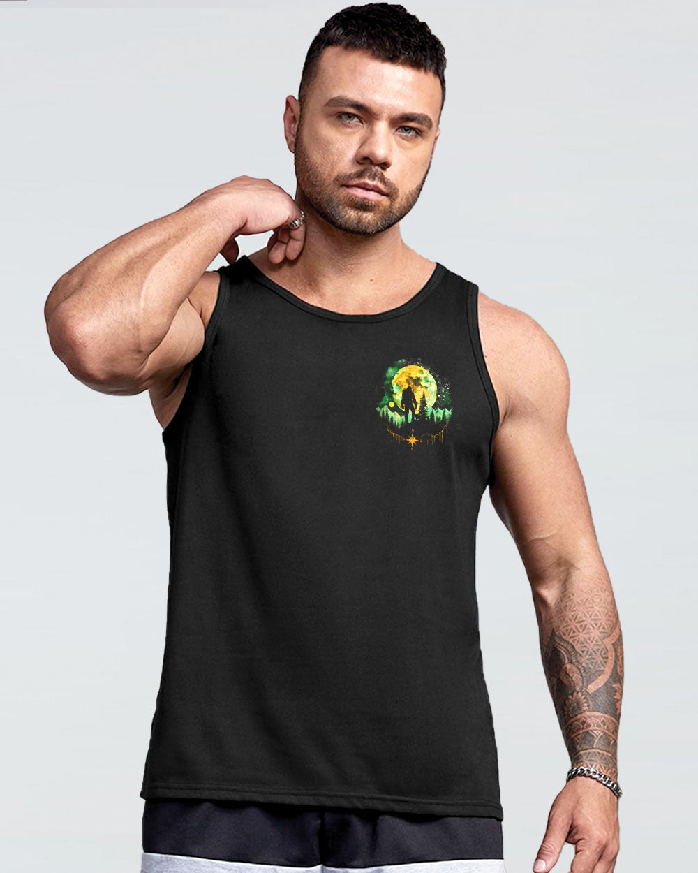 AND INTO THE FOREST I GO BIGFOOT ALL OVER PRINT - TLNO1212243
