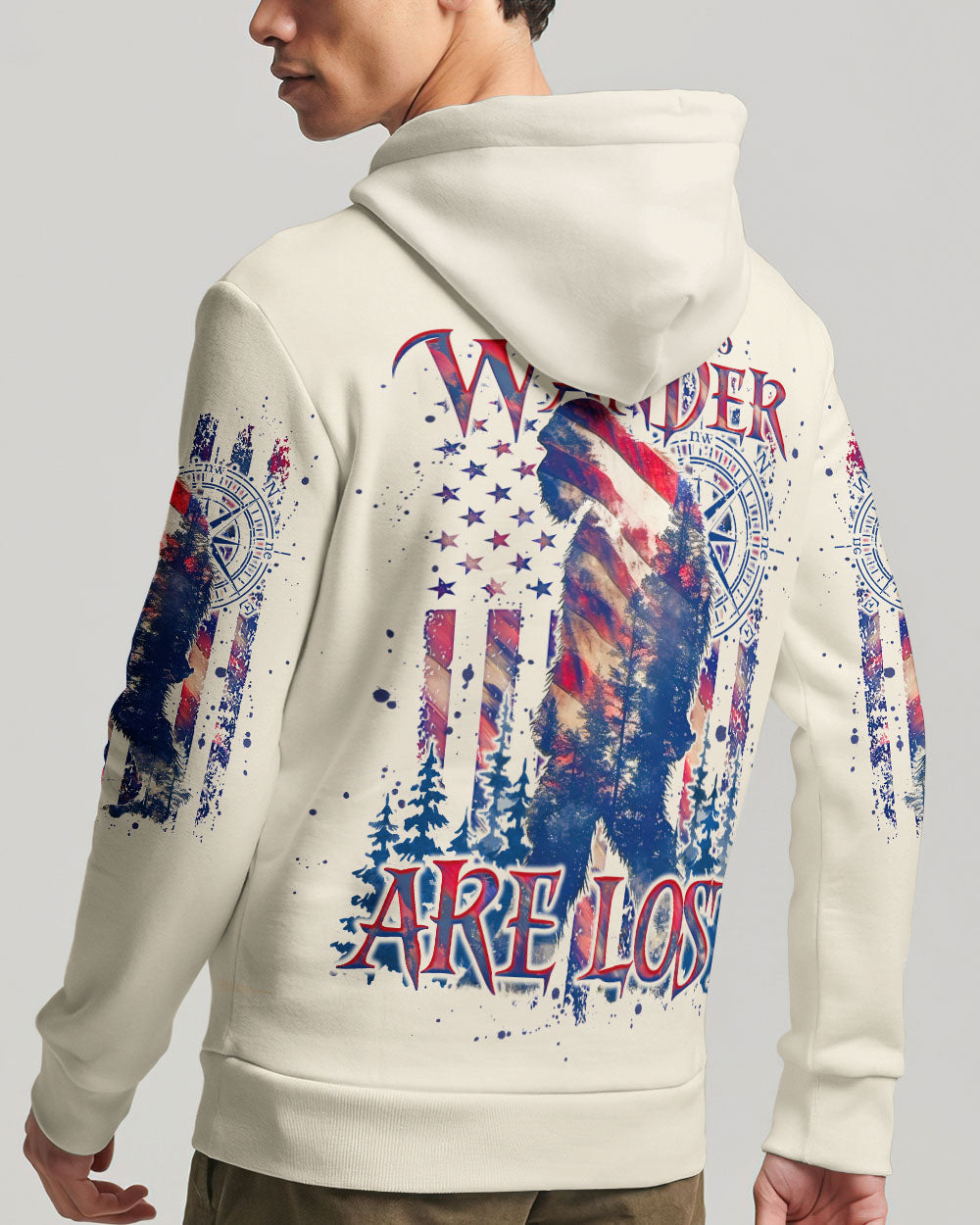 NOT ALL WHO WANDER ARE LOST BIGFOOT  ALL OVER PRINT - TLNO1311243