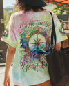 SMELL THE SEA FEEL THE BREEZE COMPASS ALL OVER PRINT - TLNO1409243