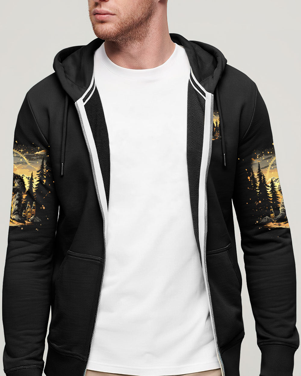 HELLO DARKNESS MY OLD FRIEND BIGFOOT ALL OVER PRINT - TLNO1510251