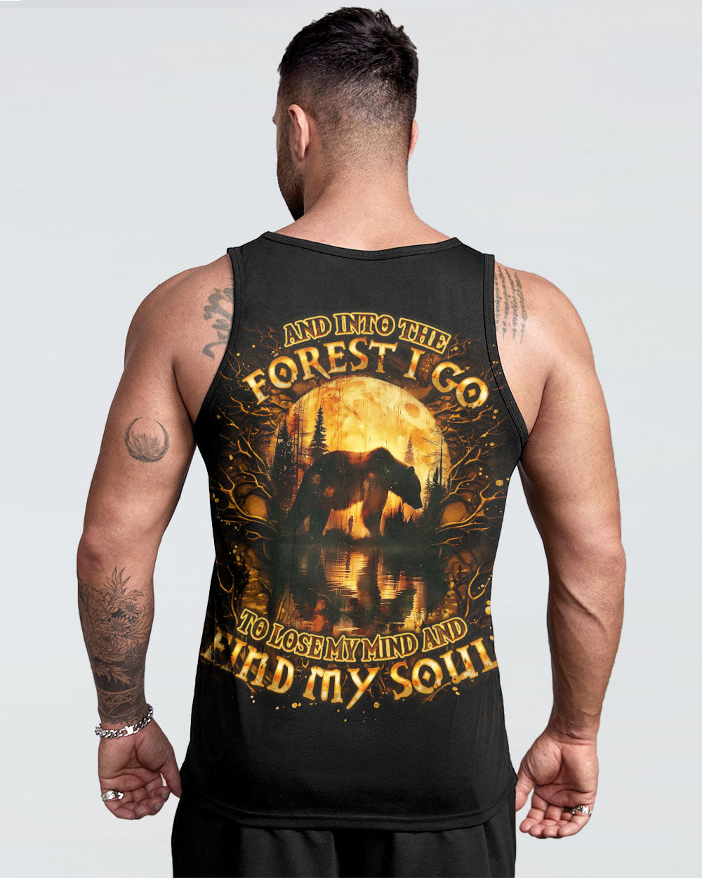 AND INTO THE FOREST I GO BEAR ALL OVER PRINT  - TLNO1903251