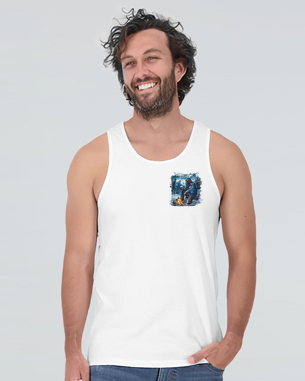 THE CLOSER I GET TO NATURE BIGFOOT ALL OVER PRINT - TLNO2210241