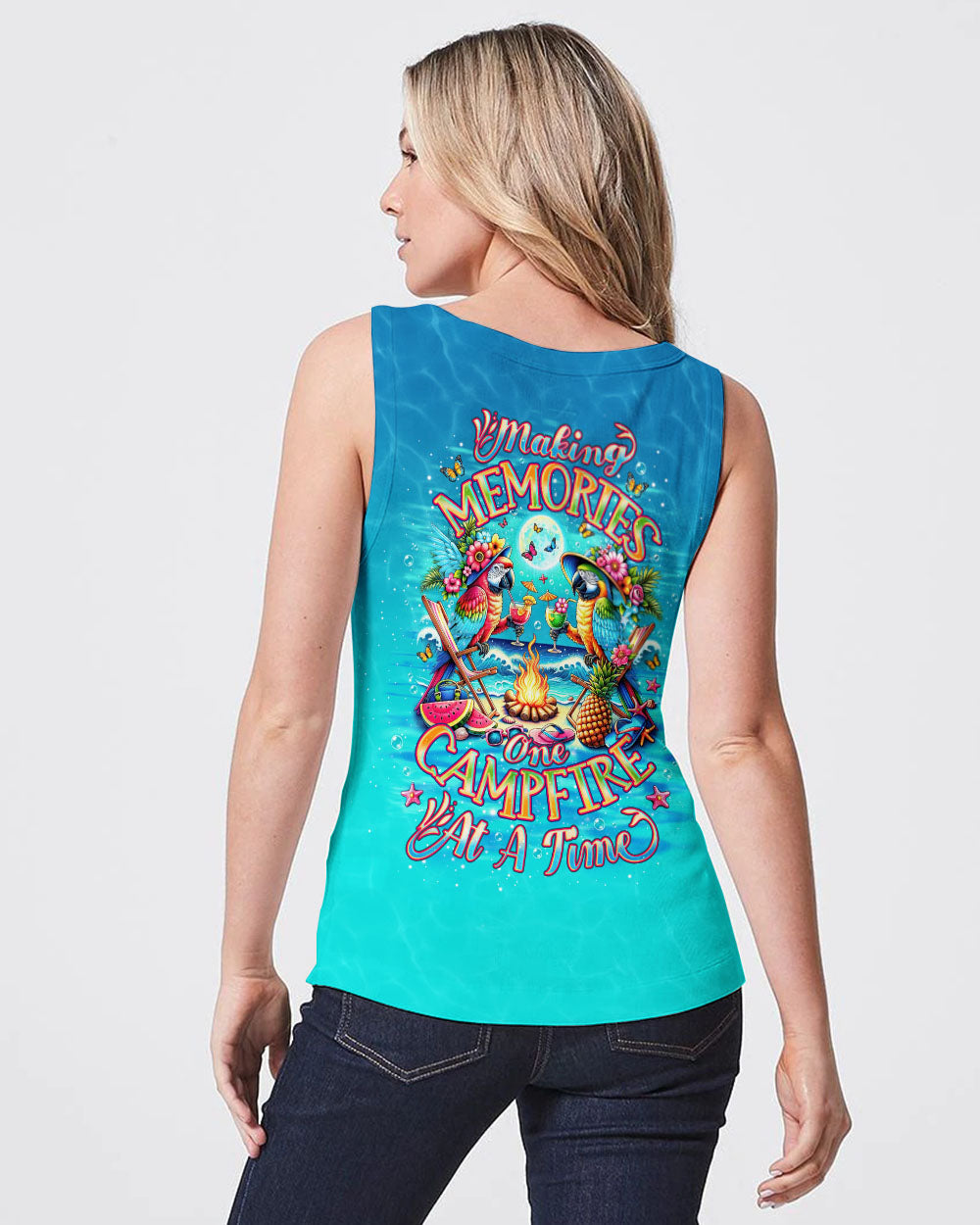 MAKING MEMORIES ONE CAMPFIRE AT A TIME PARROT ALL OVER PRINT - TLNO2305244