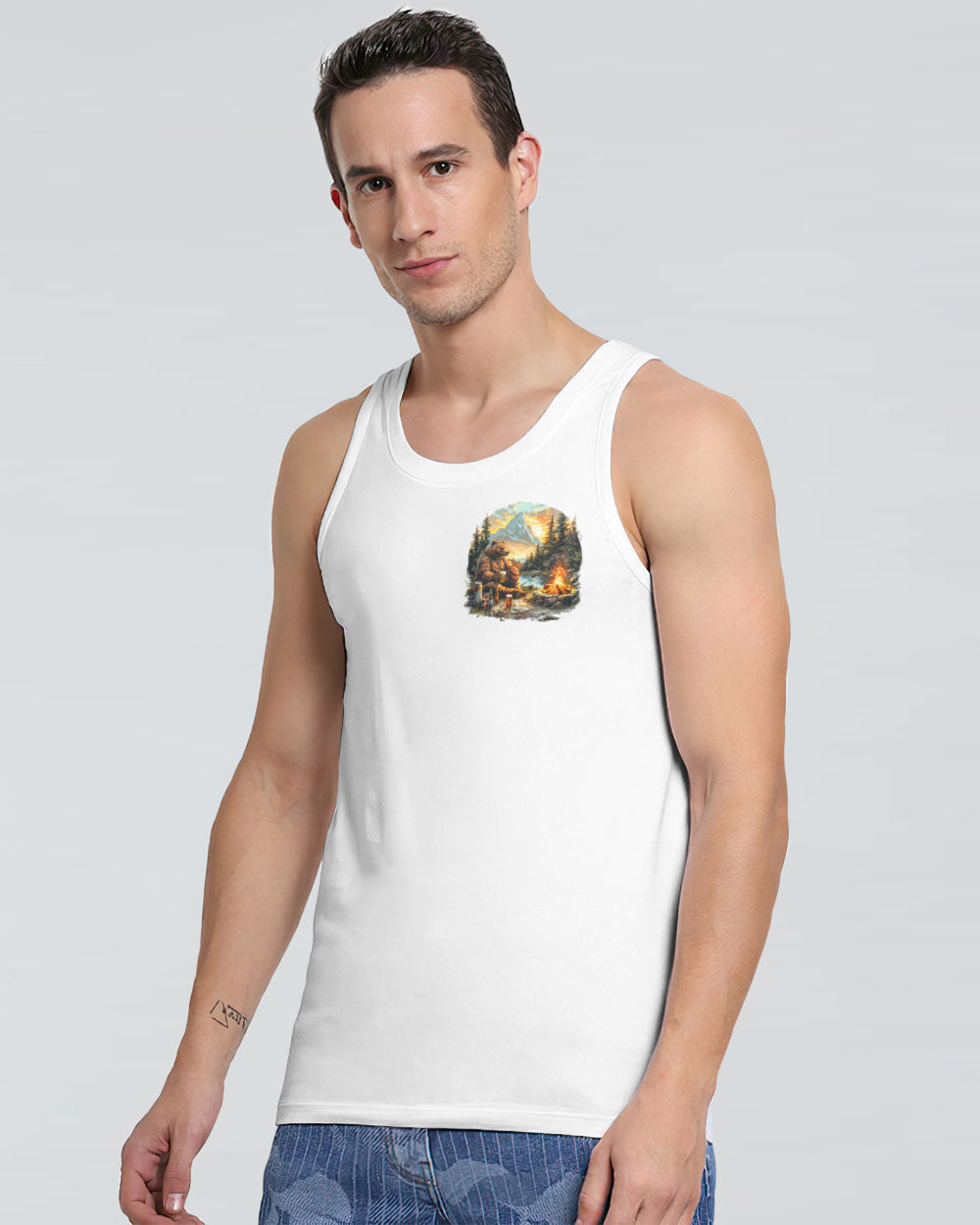 THE CLOSER I GET TO NATURE BEAR ALL OVER PRINT - TLNO2307242