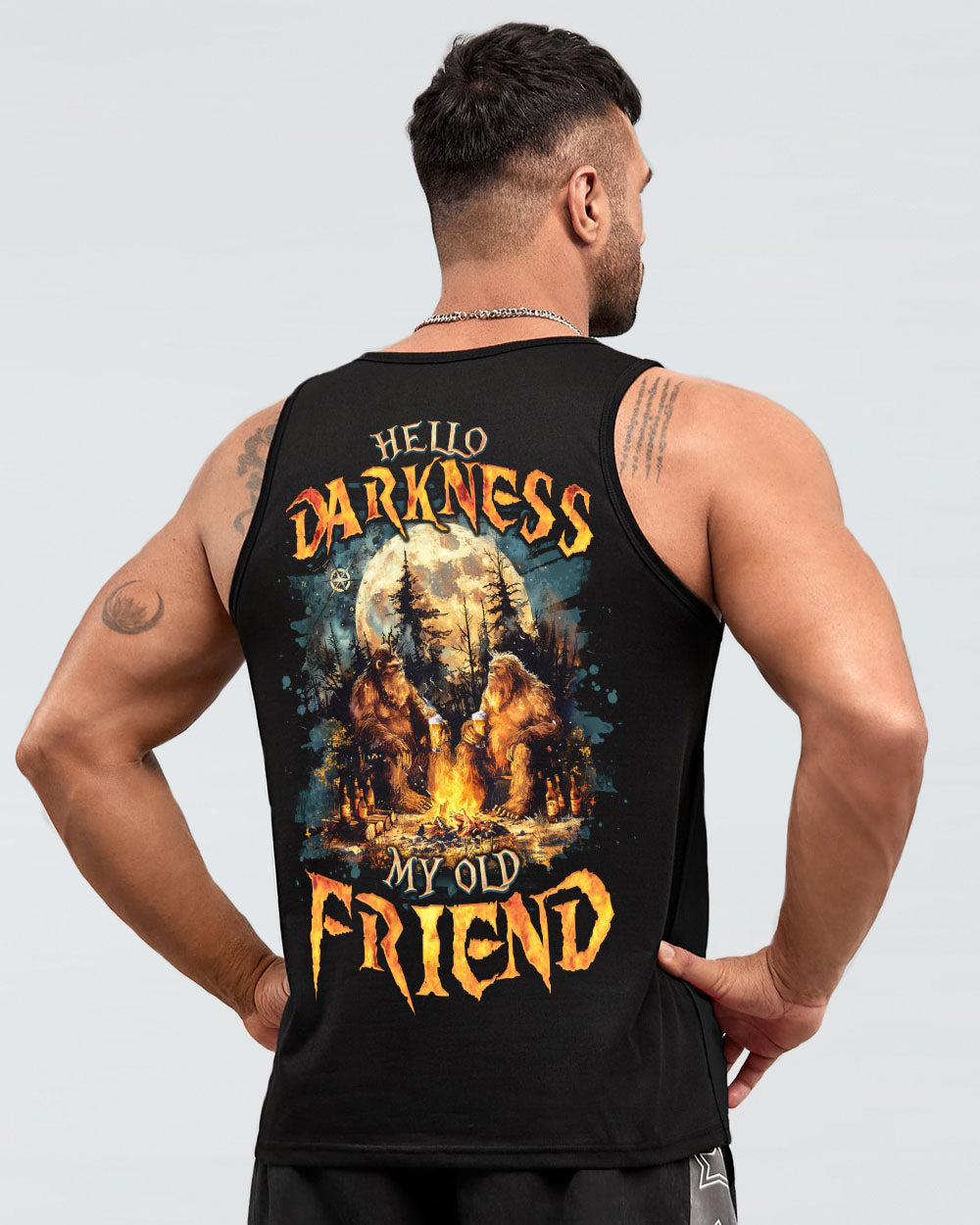 HELLO DARKNESS MY OLD FRIEND BIGFOOT ALL OVER PRINT - TLNO2410251