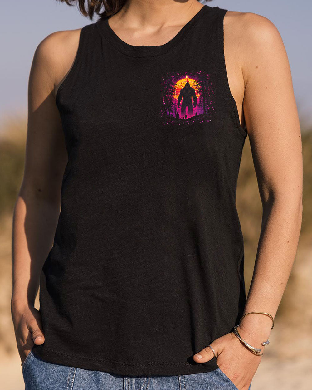 NOT ALL WHO WANDER ARE LOST BIGFOOT COMPASS ALL OVER PRINT - TLNO2411251