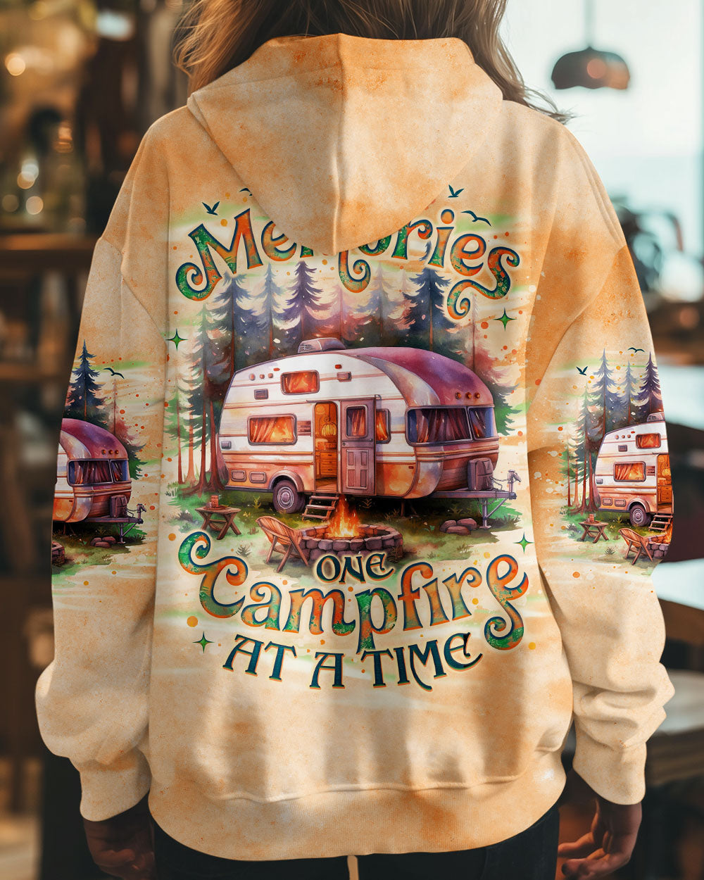 MAKING MEMORIES ONE CAMPFIRE AT A TIME ALL OVER PRINT - TLNO2810243