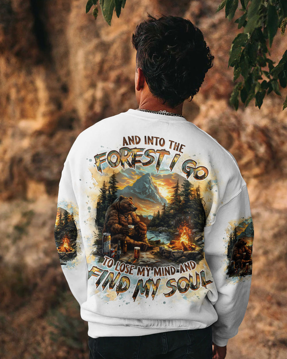 AND INTO THE FOREST I GO BEAR ALL OVER PRINT - TLNO2905254