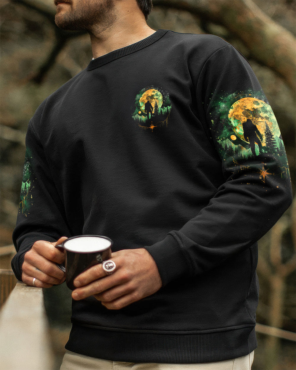HELLO DARKNESS MY OLD FRIEND BIGFOOT ALL OVER PRINT - TLNO2910252