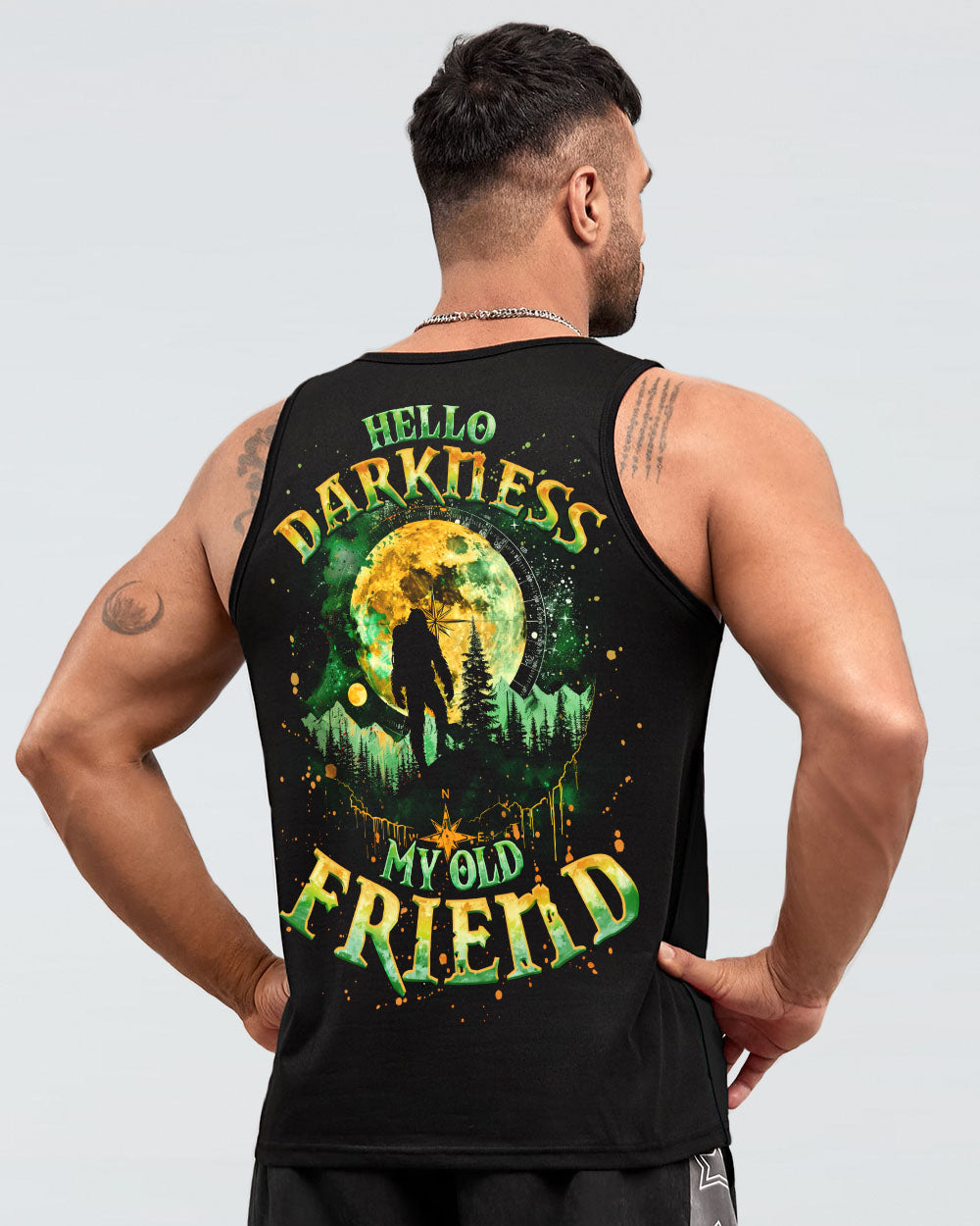 HELLO DARKNESS MY OLD FRIEND BIGFOOT ALL OVER PRINT - TLNO2910252