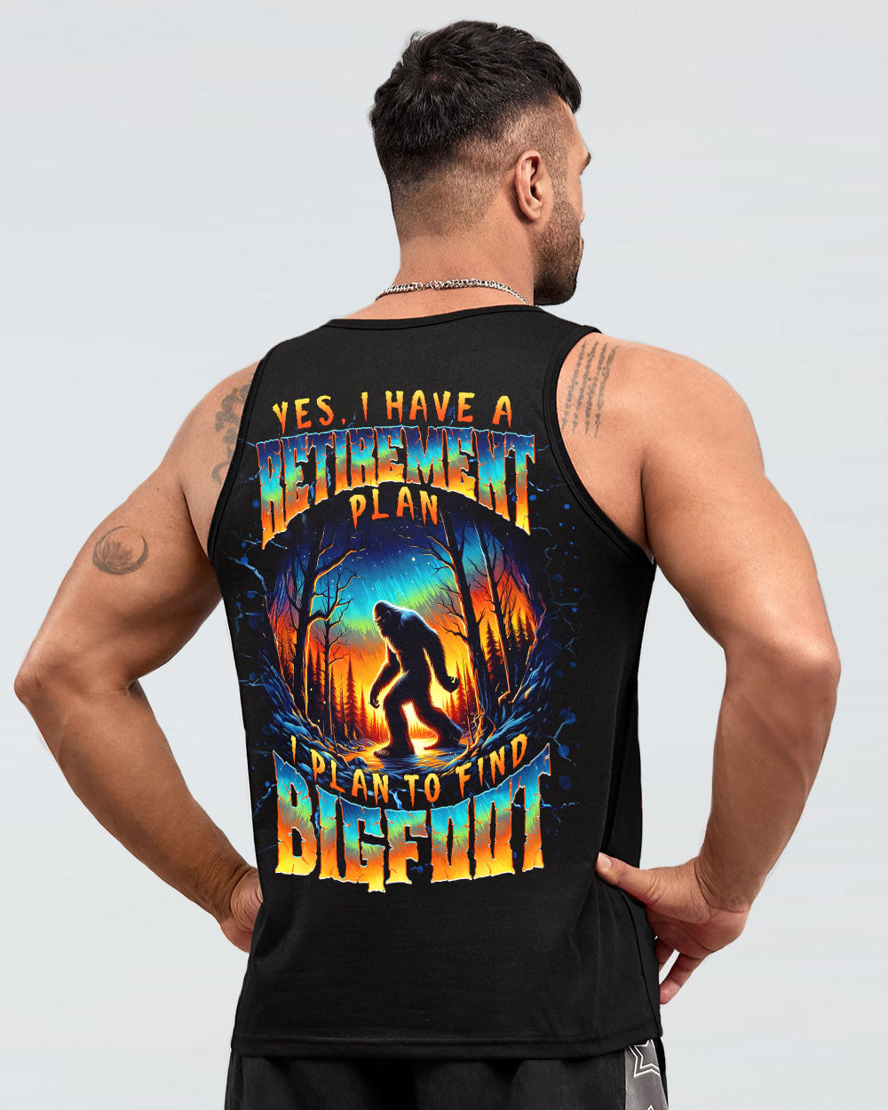 I PLAN TO FIND BIGFOOT ALL OVER PRINT - TLNT0411251