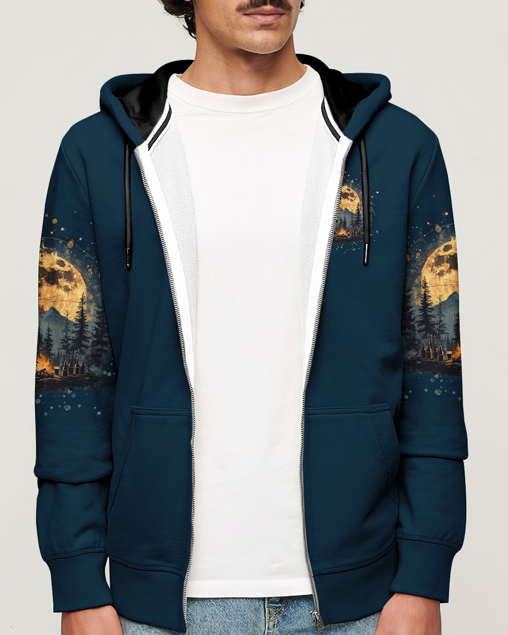 NOT ALL WHO WANDER ARE LOST BIGFOOT COMPASS ALL OVER PRINT  - TLNT0412241