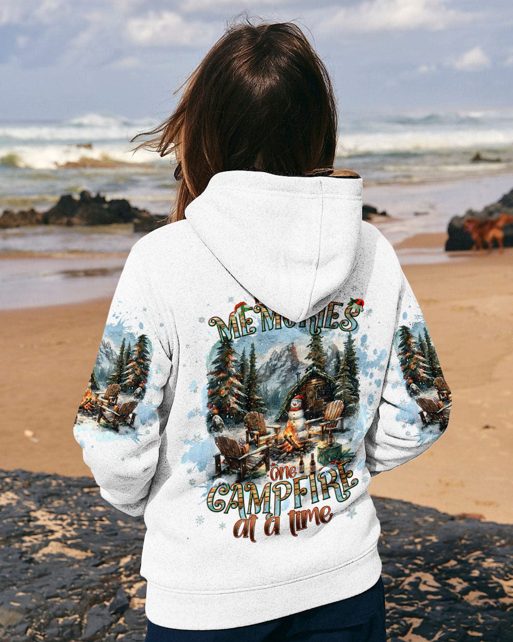 MAKING MEMORIES ONE CAMPFIRE AT A TIME  CHRISTMAS ALL OVER PRINT - TLNT0510241