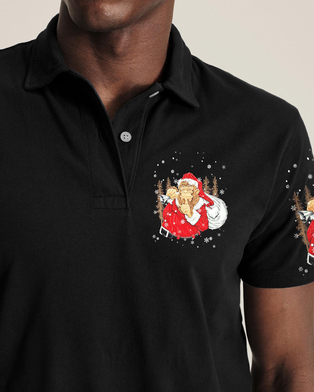 DON'T STOP BELIEVING BIGFOOT CHRISTMAS ALL OVER PRINT - TLNT0511251