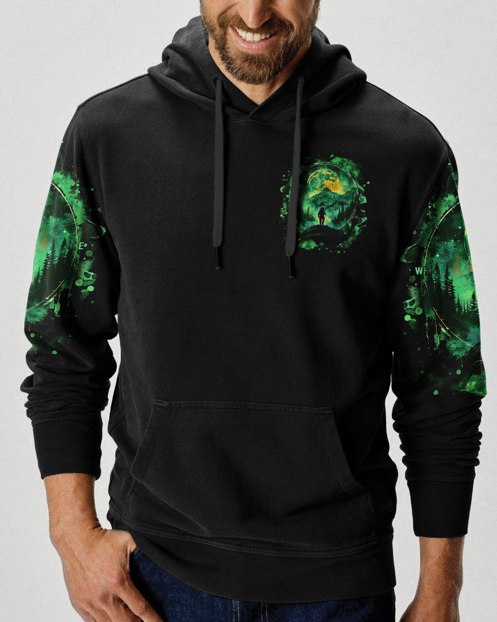 THE BEST VIEW COMES AFTER BIGFOOT HIKING ALL OVER PRINT - TLNT0601251
