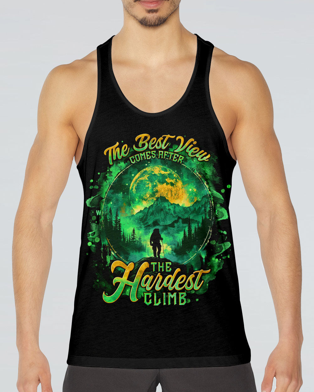 THE BEST VIEW COMES AFTER BIGFOOT HIKING ALL OVER PRINT - TLNT0601251