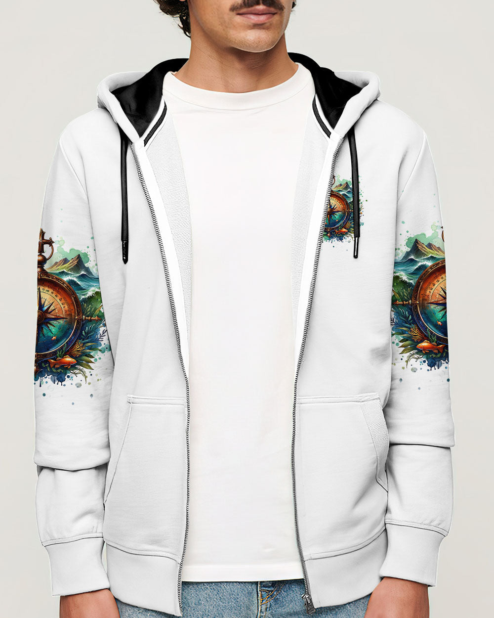 NOT ALL WHO WANDER ARE LOST COMPASS ALL OVER PRINT - TLNT0603251