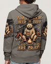 GOD IS GREAT BEER IS GOOD BEAR ALL OVER PRINT - TLNT0608251