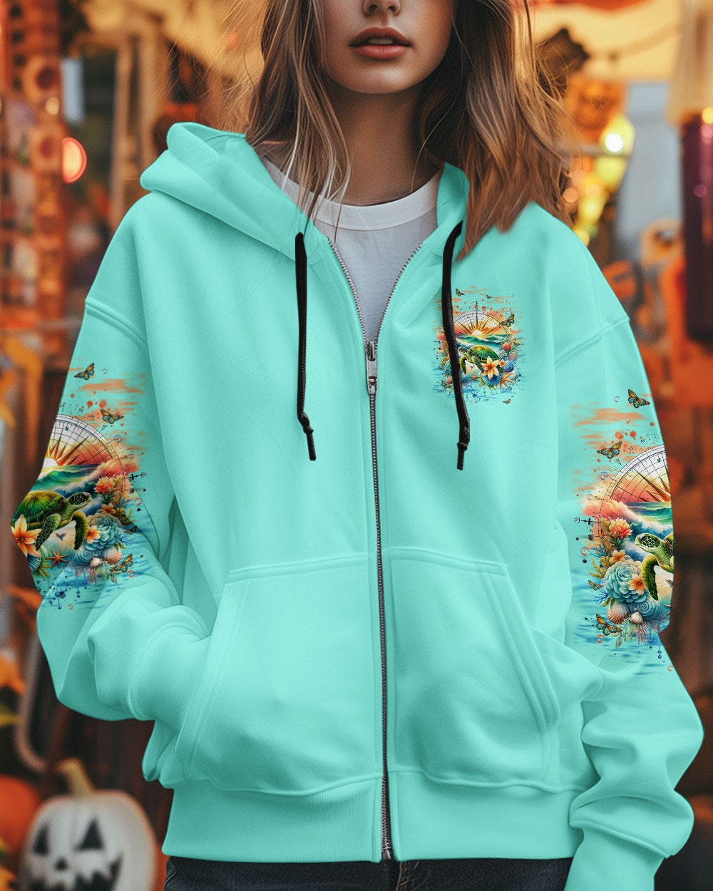 NOT ALL WHO WANDER ARE LOST TURTLE COMPASS ALL OVER PRINT - TLNT0703251