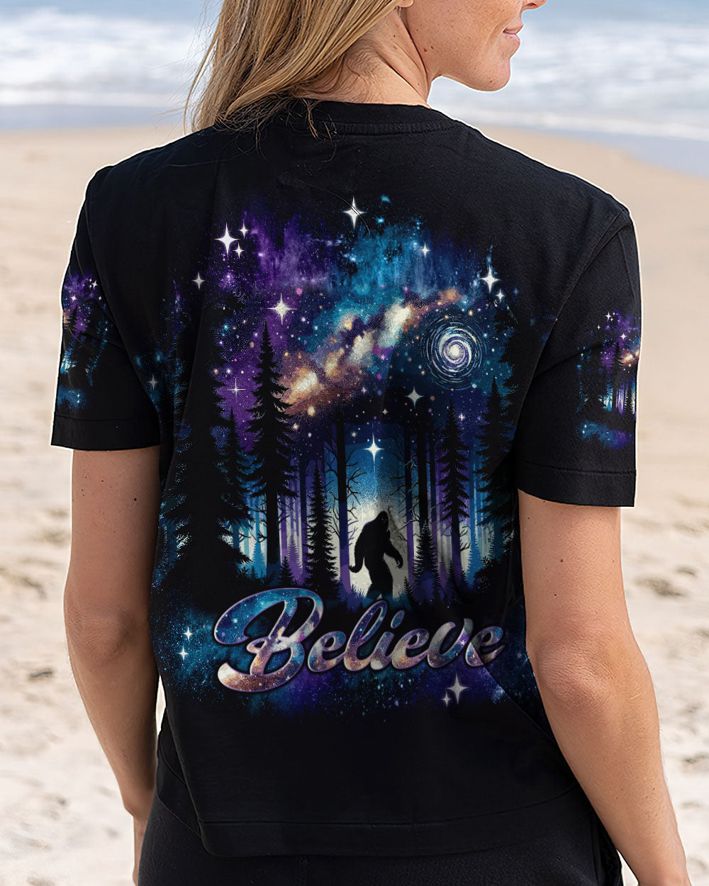 BELIEVE BIGFOOT ALL OVER PRINT - TLNT0811241