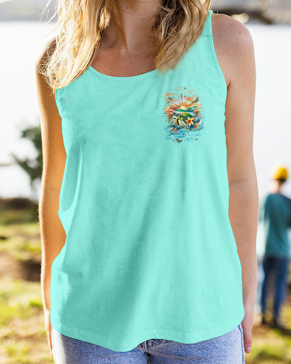 LET THE ADVENTURES BEGIN TURTLE COMPASS ALL OVER PRINT - TLNT1005246