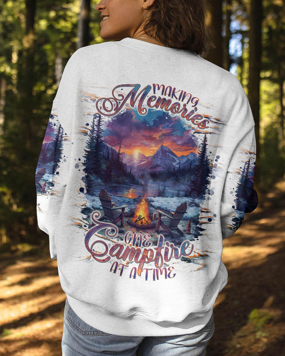 MAKING MEMORIES ONE CAMPFIRE AT A TIME ALL OVER PRINT  - TLNT1510241