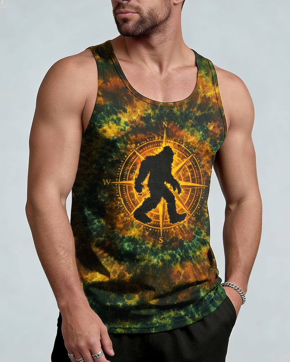 BIGFOOT COMPASS SWIRL ALL OVER PRINT - TLNT1812251