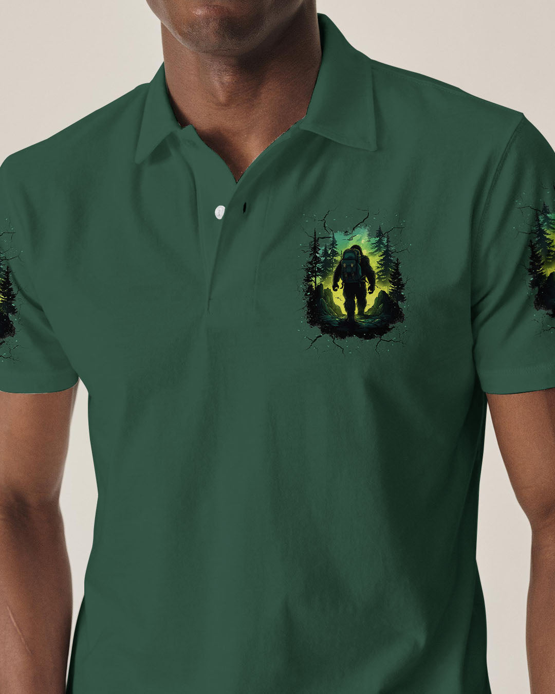 AND INTO THE FOREST I GO BIGFOOT ALL OVER PRINT - TLNT1911252