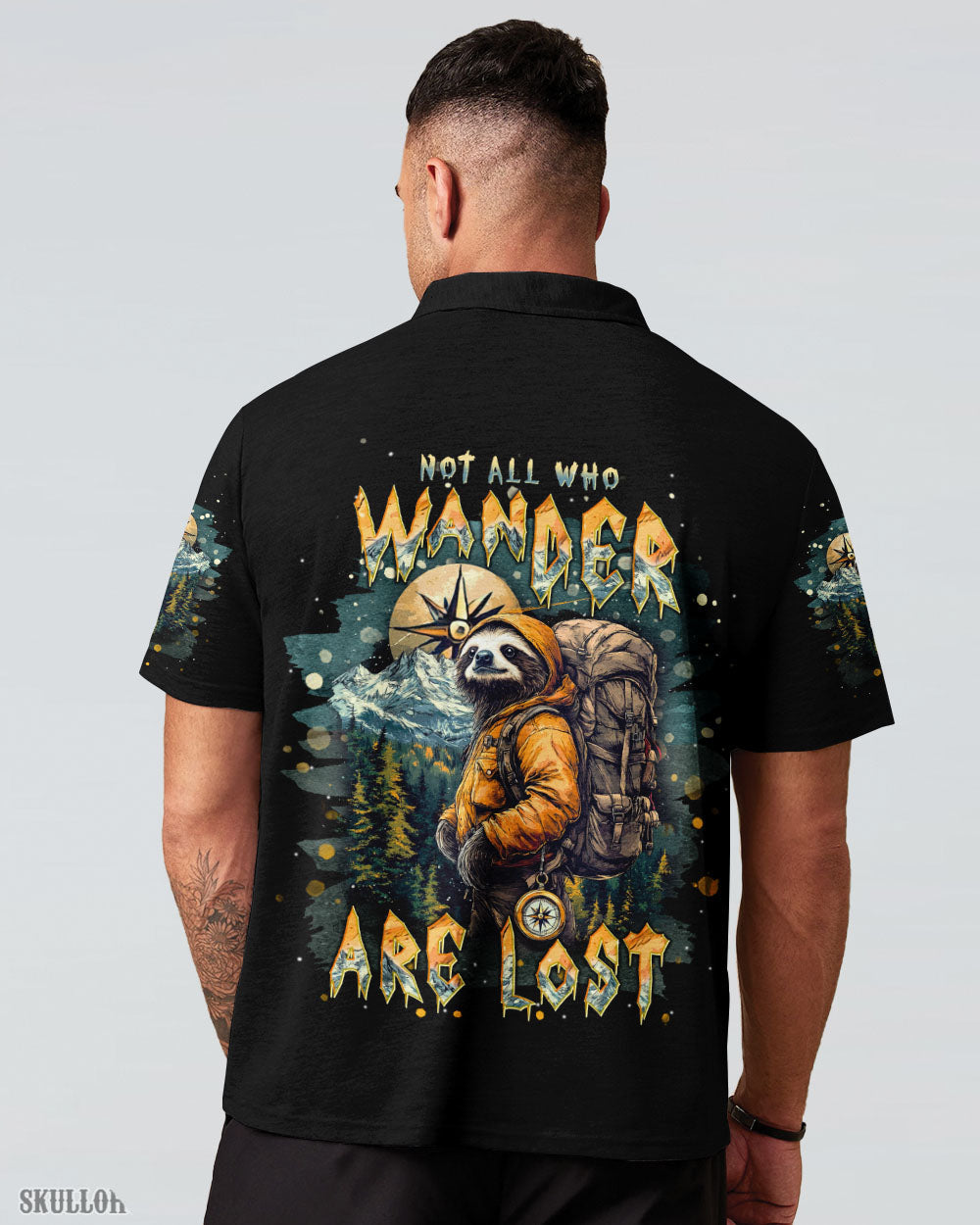 NOT ALL WHO WANDER ARE LOST SLOTH ALL OVER PRINT - TLNT2003251