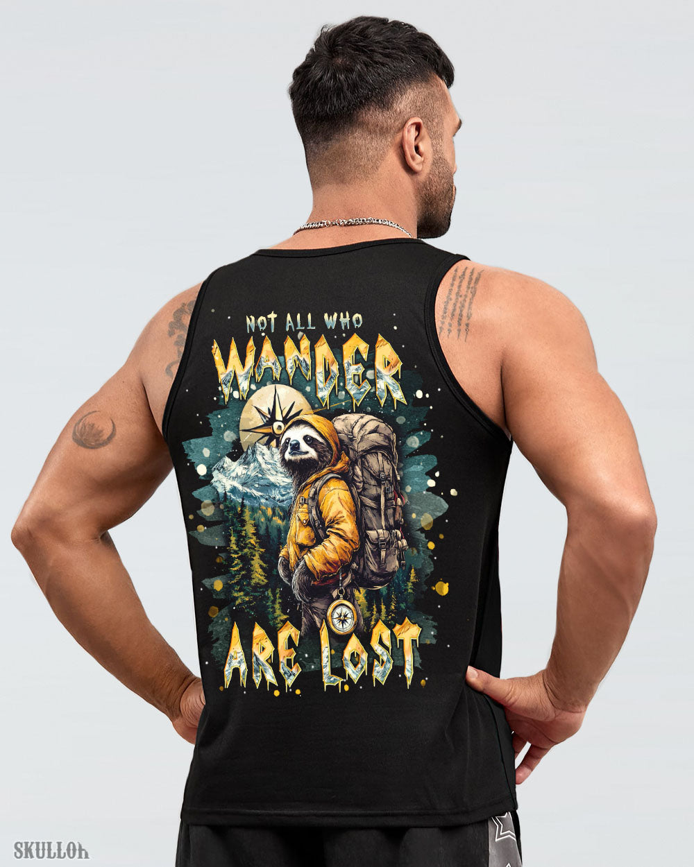 NOT ALL WHO WANDER ARE LOST SLOTH ALL OVER PRINT - TLNT2003251
