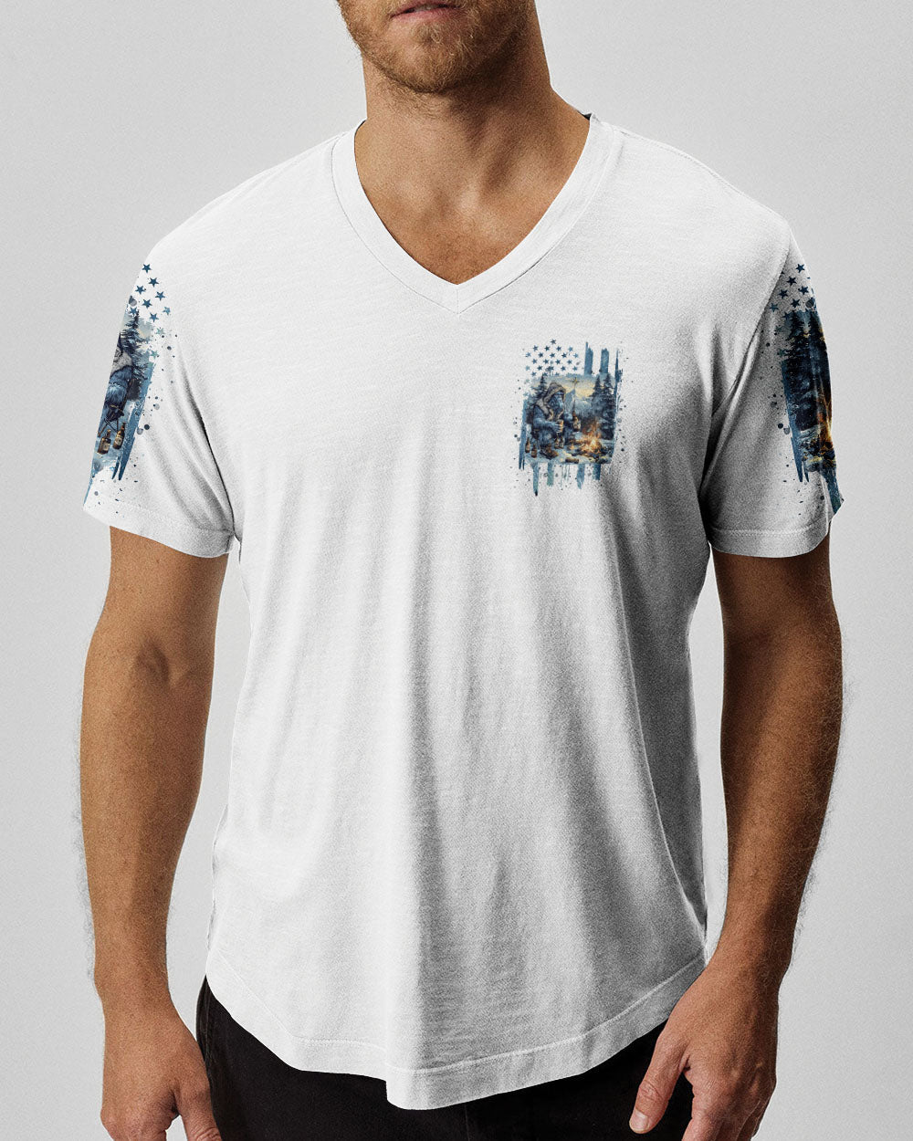 THE CLOSER I GET TO NATURE BIGFOOT ALL OVER PRINT - TLNT2210241