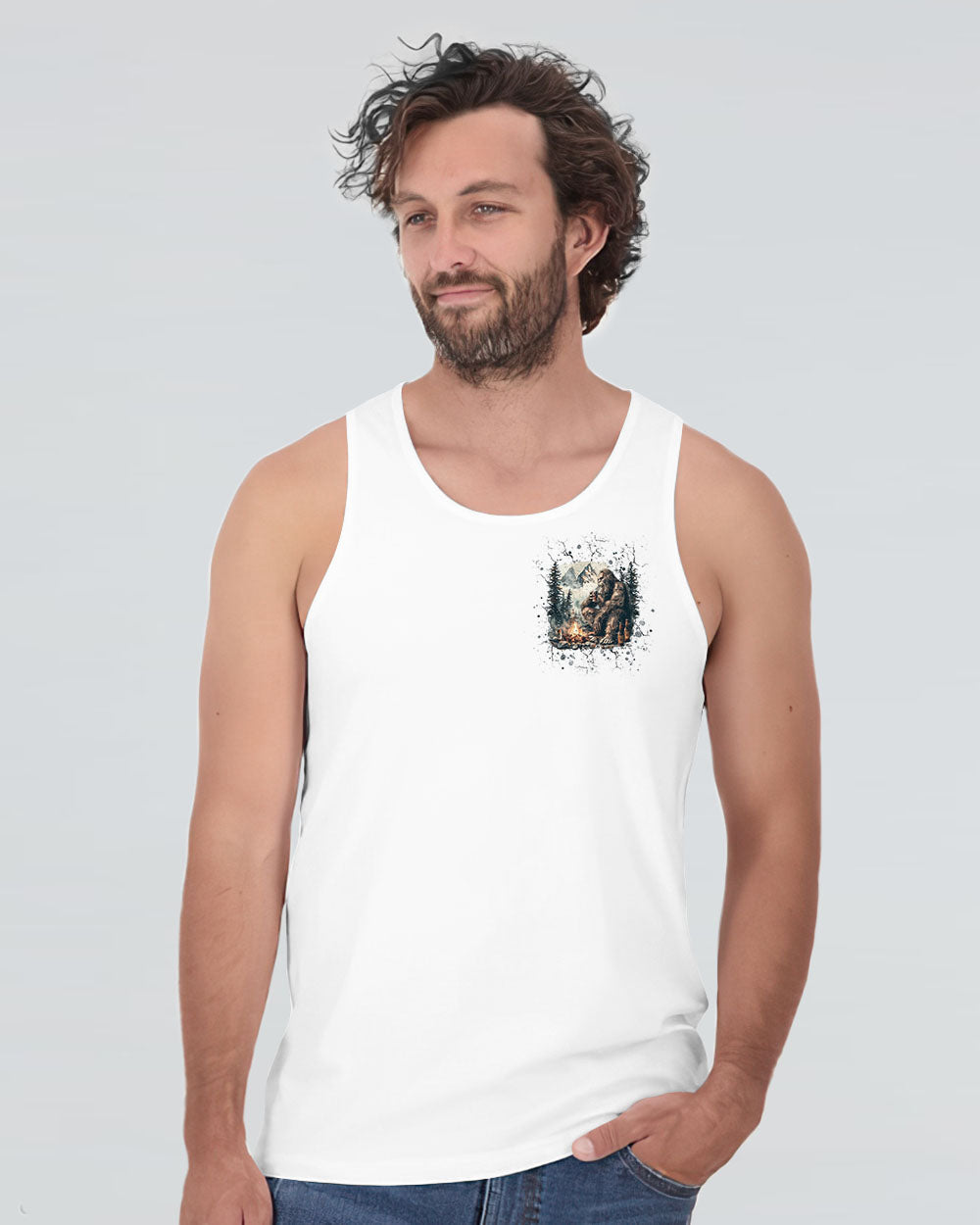 FIND ME WHERE THE WILD THINGS ARE BIGFOOT ALL OVER PRINT  - TLNT2211241