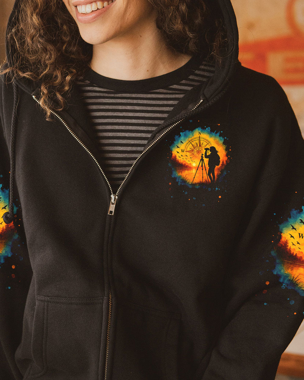 I'M NOT LOST I'M BIRD WATCHING ALL OVER PRINT - TLNT2305251