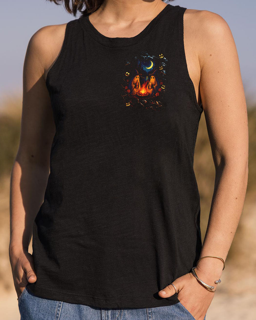 MAKING MEMORIES ONE CAMPFIRE AT A TIME BOO HALLOWEEN ALL OVER PRINT - TLNT2507251